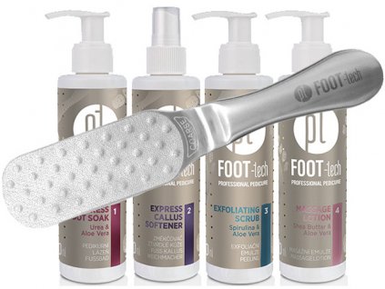 Platinum  PLATINUM FOOT-tech Gói làm chân đầy đủ 4x200ml + dũa