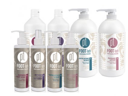 Platinum PLATINUM FOOT-tech Gói làm chân đầy đủ 4x200ml, 4x1l