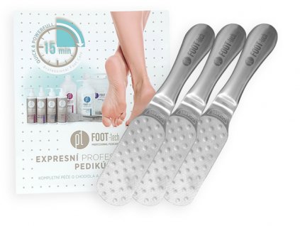 Platinum FOOT-tech PROFI PACK 3x Pedicure File - dũa chà chân với kệ quản cáo Miễn phí
