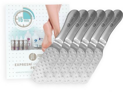 Platinum FOOT-tech PROFI PACK 6x Pedicure File với kệ quản cáo Miễn phí