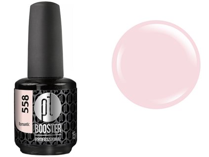 Platinum LED-tech BOOSTER COLOR - Romantic (558), 15ml - Gel-lak BEZ PILOVÁNÍ