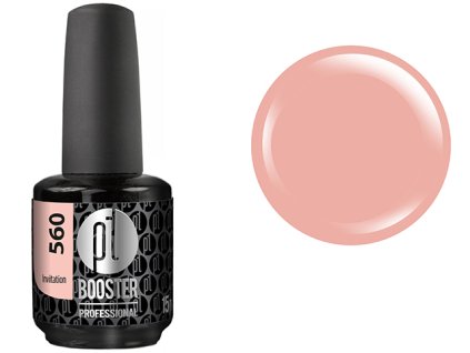 Platinum LED-tech BOOSTER COLOR - Invitation (560), 15ml - Gel-lak BEZ PILOVÁNÍ