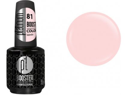 Platinum LED-tech BOOSTER COLOR Valentin (81), 15ml  - Sơn gel  KHÔNG MÀI