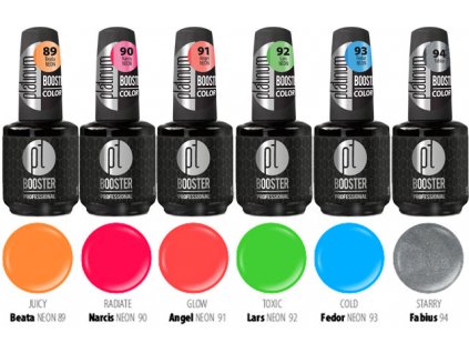 Platinum BỘ PRO LED-tech BOOSTER COLOR 6x15ml - Collection 2020 NEON SUMMER