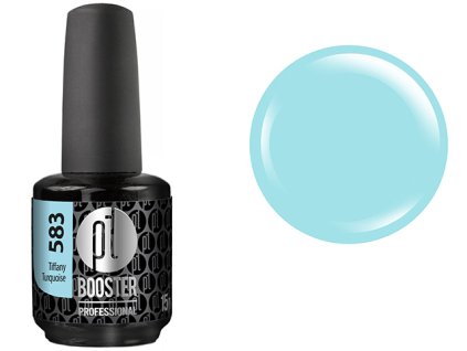 Platinum LED-tech BOOSTER COLOR - Tiffany Turquoise (583), 15ml - Gel-lak BEZ PILOVÁNÍ