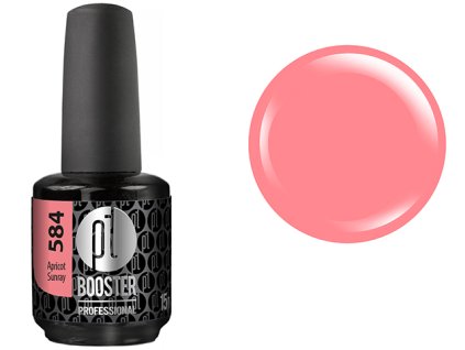 Platinum LED-tech BOOSTER COLOR - Apricot Sunray (584), 15ml - Gel-lak BEZ PILOVÁNÍ