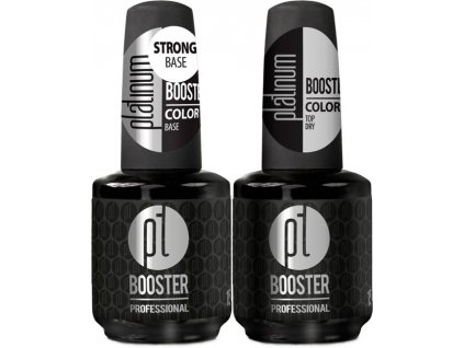 Platinum SADA LED-tech BOOSTER COLOR 2x15ml – STRONG Base a DRY MATT Top