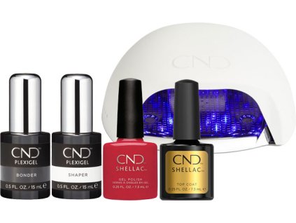 CND CND™ PLEXIGEL - BỘ TƯƠNG THÍCH 2x CND™ PLEXIGEL (15ml) + 2x CND™SHELLAC (7.3ml) + CND™ ĐÈN LED