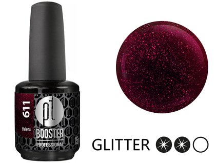 Platinum LED-tech BOOSTER COLOR - Helena (611), 15ml - Gel-lak BEZ PILOVÁNÍ