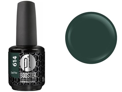 Platinum LED-tech BOOSTER COLOR - Dark Pine (614), 15ml - Gel-lak BEZ PILOVÁNÍ