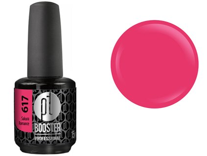 Platinum LED-tech BOOSTER COLOR - Sakura Romance (617), 15ml - Gel-lak BEZ PILOVÁNÍ