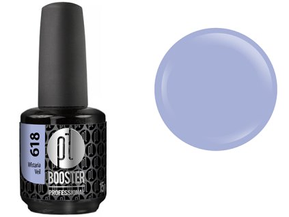 Platinum LED-tech BOOSTER COLOR - Wistaria Veil (618), 15ml - Gel-lak BEZ PILOVÁNÍ