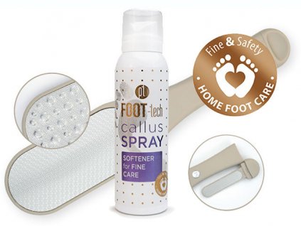 Platinum FOOT-tech Callus Spray s pilníkem Magnum