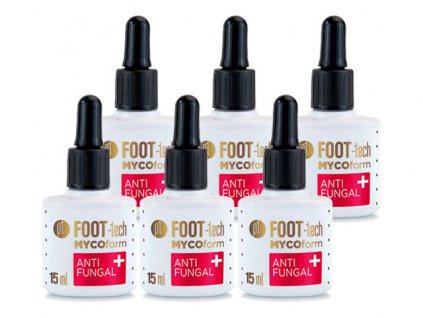 Platinum PROFI PACK - FOOT-tech MYCOform - 6xAntiFungal 15ml - với Ống nhỏ giọt