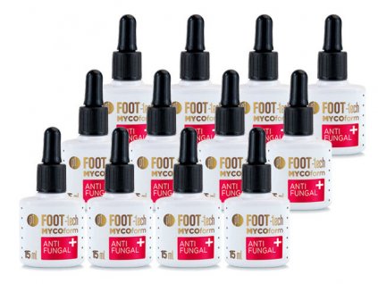 Platinum PROFI PACK - FOOT-tech MYCOform - 12xAntiFungal 15ml - Ống nhỏ giọt