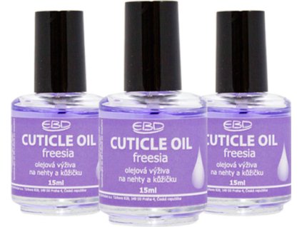 EBD CUTICLE OIL - Dầu dưỡng móng, 15ml, freesia 3lọ