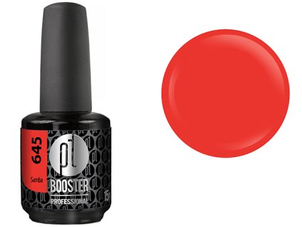 Platinum LED-tech BOOSTER COLOR - Samba (645), 15ml - Gel-lak BEZ PILOVÁNÍ