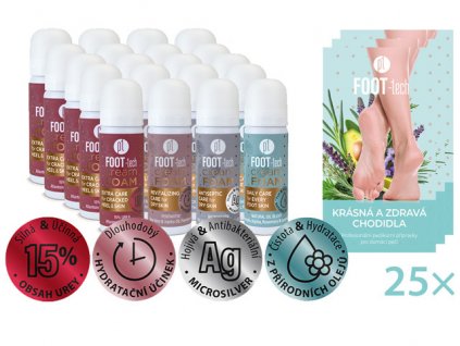 Platinum FOOT-tech Cream Foam 50ml PROFI PACK 20xCream Foam Mix