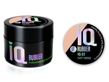 Platinum NEW Rubber IQ 40g - Soft Beige (22), pružný stavební gel - světle béžový