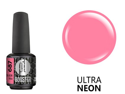 Platinum LED-tech BOOSTER COLOR - Ultra Neon - Niska (687), 7,8ml - Gel-lak BEZ PILOVÁNÍ