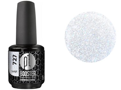Platinum LED-tech BOOSTER COLOR - Starlight (727), 15ml - Gel-lak BEZ PILOVÁNÍ