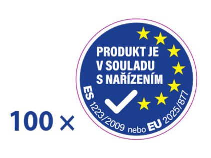 Bộ 100 miếng nhãn dán để đánh dấu sản phẩm theo quy định của EU