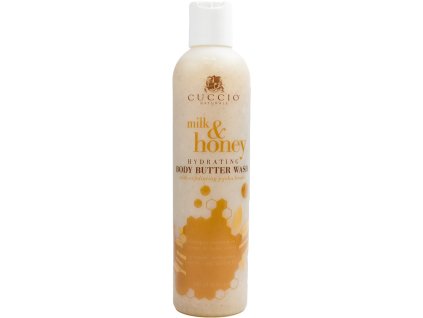 CUCCIO Milk and Honey Hydrating Body Butter Wash 8oz. -Xà phòng bơ dưỡng ẩm Sữa và mật ong 240ml
