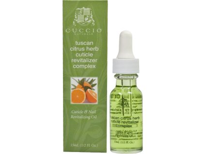 CUCCIO D - Tuscan Citrus and Herb Cuticle Revitalizer Complex Oil 0,5oz. - Dầu tái tạo da và móng được chiết xuất tinh chất  1