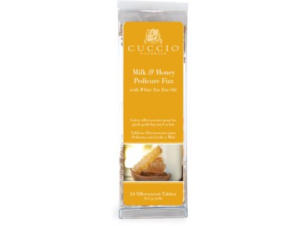 CUCCIO D - Milk and Honey Pedicure Fizz 24 viêns -  Viên sủi bọt Sữa và Mật ong cho chân - 24 miếng