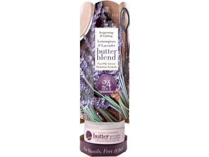 CUCCIO D - Lemongrass and Lavender Butter Blend 6x1,5oz. -sáp dưỡng tinh chất xả và oải hương 6 x 4