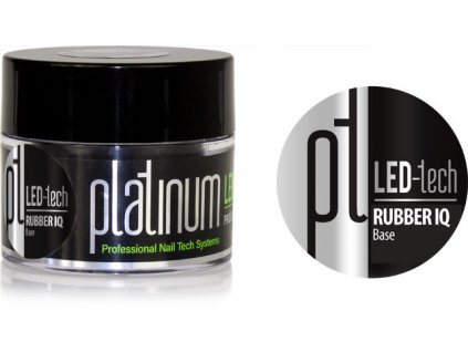 Platinum PLATINUM LED-tech RUBBER IQ Base, 40g - Gel nền không màu rất đàn hồi (30 giây LED/120 giây UV)
