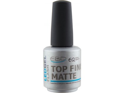 EBD Extra Quality LED FLASH Gel - Top Finish Matte, 15 ml (silver line)