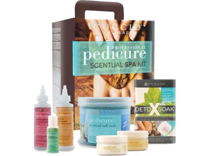 CUCCIO D - Pedicure Scentual Spa Kit - Bộ dụng cụ spa chăm sóc da chân bao gồm DetoXsoak spa, vč. DetoXsoak lázně