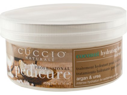 CUCCIO D - Pedicure Coconut Hydrating Heel Treatment Argan Oil and Urea 16oz. - Kem dưỡng ẩm chân