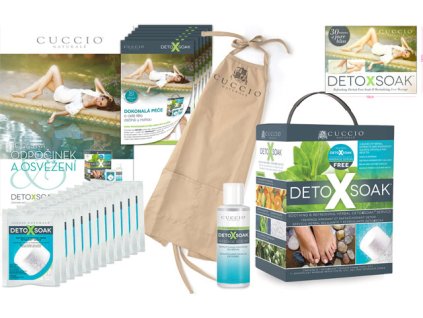 CUCCIO DETOXSOAK -Bộ TOP để giải độc với tạp dề - -, MIỄN PHÍ -Áp phích,Nhãn dán cửa sổ,Tài liệu quảng cáo