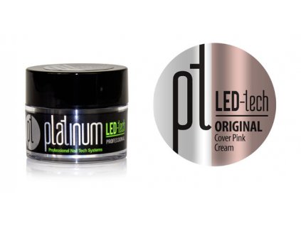 Platinum PLATINUM LED-tech ORIGINAL Cover Pink Cream, 9g - gel đắp ngụy trang (30 giây LED/120 giây UV)