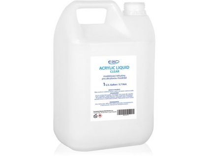 EBD ACRYLIC LIQUID - CLEAR - dung dịch đắp bột 1 Gallon (3.7 l)