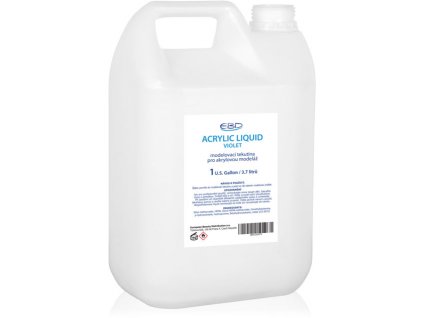 EBD ACRYLIC LIQUID - VIOLET - dung dịch đắp bột 1 Gallon (3.7 l)