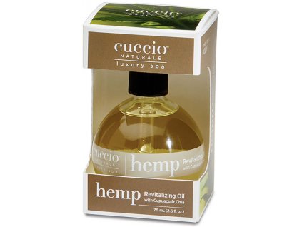 CUCCIO Hemp Revitalizing Oil  2.5oz - Dầu tái tạo da và móng được chiết xuất tinh chất cây gai dầu  73ml