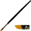 CỌ nghiêng cho móng Franch số. 6 lông nylon -  tay cầm bằng gỗ (61)