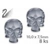 Swarovski Swarovski Overlays - Skull - Crystal Silver Night (đá mài, kích thước 10x7,5mm) gói 8c