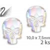 Swarovski Swarovski Overlays - Skull - Crystal Light Chrome (đá mài, kích thước 10x7,5mm) gói 2c