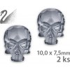 Swarovski Swarovski Overlays - Skull - Crystal Silver Night (đá mài, kích thước 10x7,5mm) gói 2c