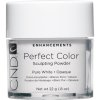 CND PERFECT COLOR, Bột đắp móng  - PURE WHITE OPAQUE 0.8oz (22g), mầu trắng xóa