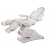 MedHelp Elektrické pedikérské křeslo se 3 motory a extra silným polstrováním - bílé (2250A)