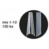 Platinum Dual forms - MODERN ALMOND TIP - pinčovaná mandle tipy, mix 1-12, 120ks