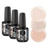 Platinum SADA LED-tech BOOSTER SOFT GEL 3x15ml (Shining Peach,Cover Nude,Soft Nude)