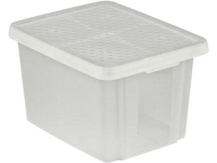 Box Curver® ESSENTIALS 26L+LID, priesvitný, 44x34x27 cm