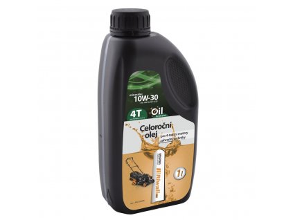 Celoroční olej Riwall pro 4-taktní motory (1 l, SAE10W-30)