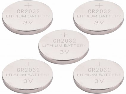 Batéria CR2032 lítiová 5ks, 3V